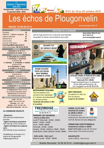 bulletin 31 2019