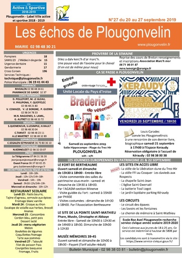 bulletin 27 2019