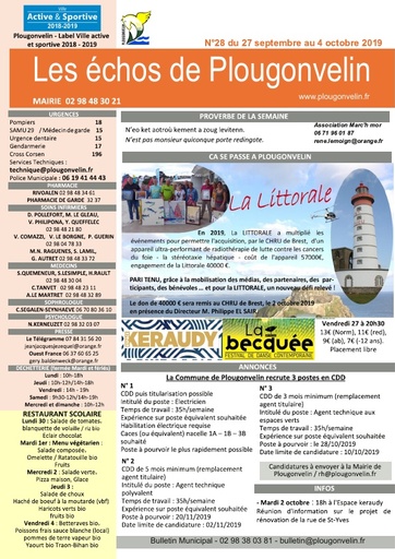 bulletin 28 2019